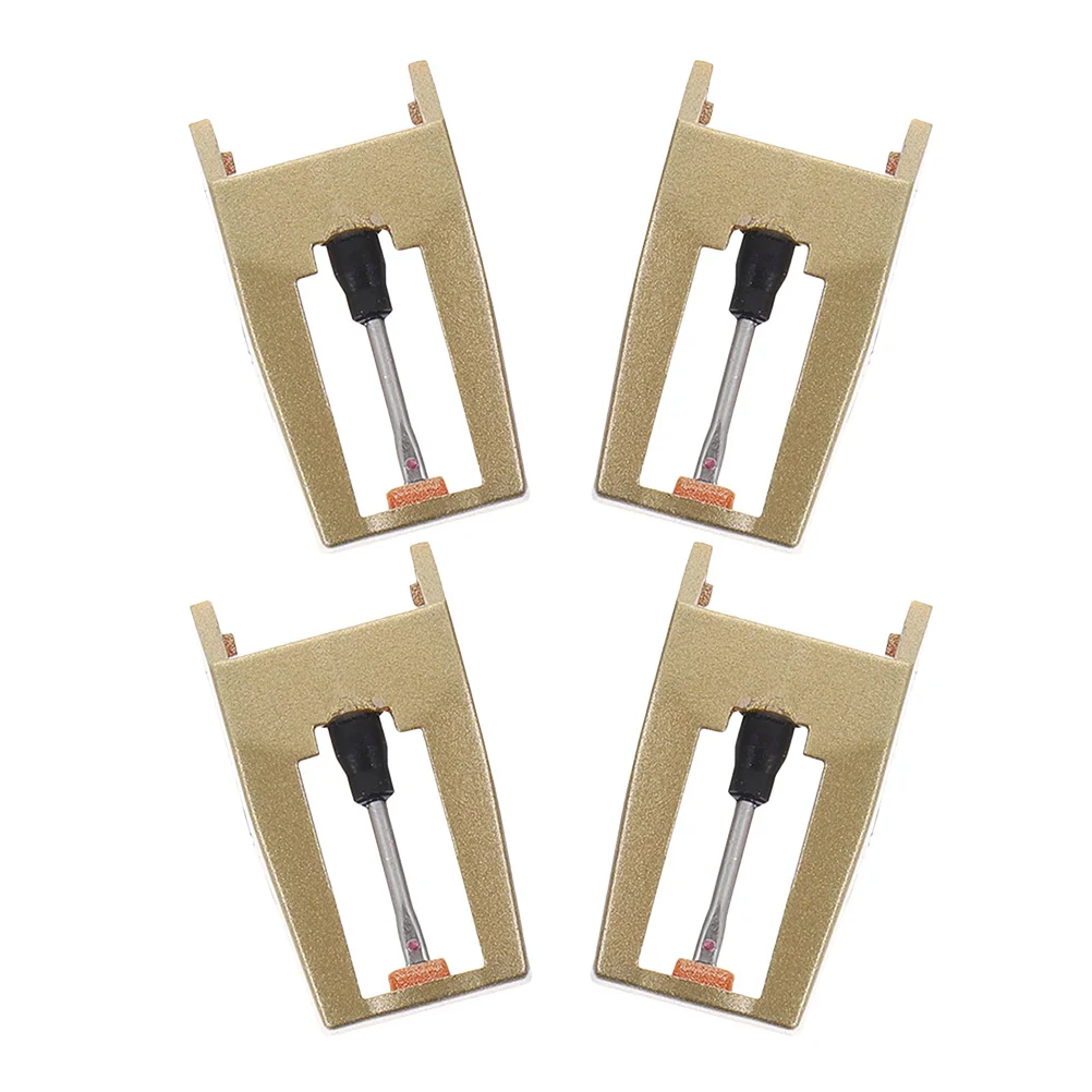 

4Pcs Record Stylus Replacement Needles for Turntable Players Strong ABS Material Fits Vintage Phonograph Equipment Music