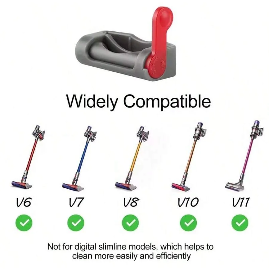 

Комплект из 1/2/4 штук: Кнопка включения/выключения и фиксатор-зажим для пылесосов Dyson V6 V7 V8 V10 V11 V15 Absolute, аксессуары для беспроводных моделей с кнопкой-триггером