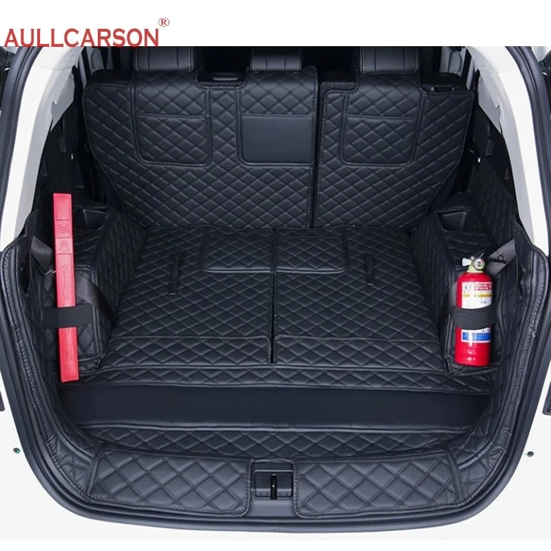 For Chery Jetour X90 PLUS 2023 2024 Trunk Mat Leather Durable Cargo Liner Boot Carpets Interior Decoration Accessories 8 Pieces