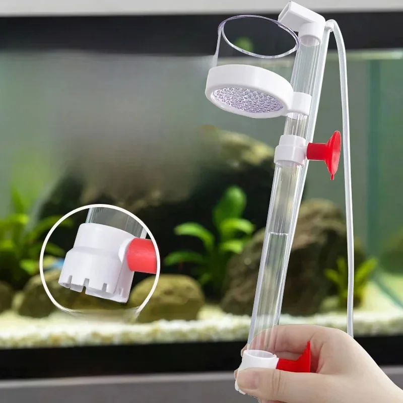 Fish Waste Collector Aquarium Bottom Poop Cleaner Water Circulation Filter System Siphon Gravel Vacuum Separator Cleaning Tool