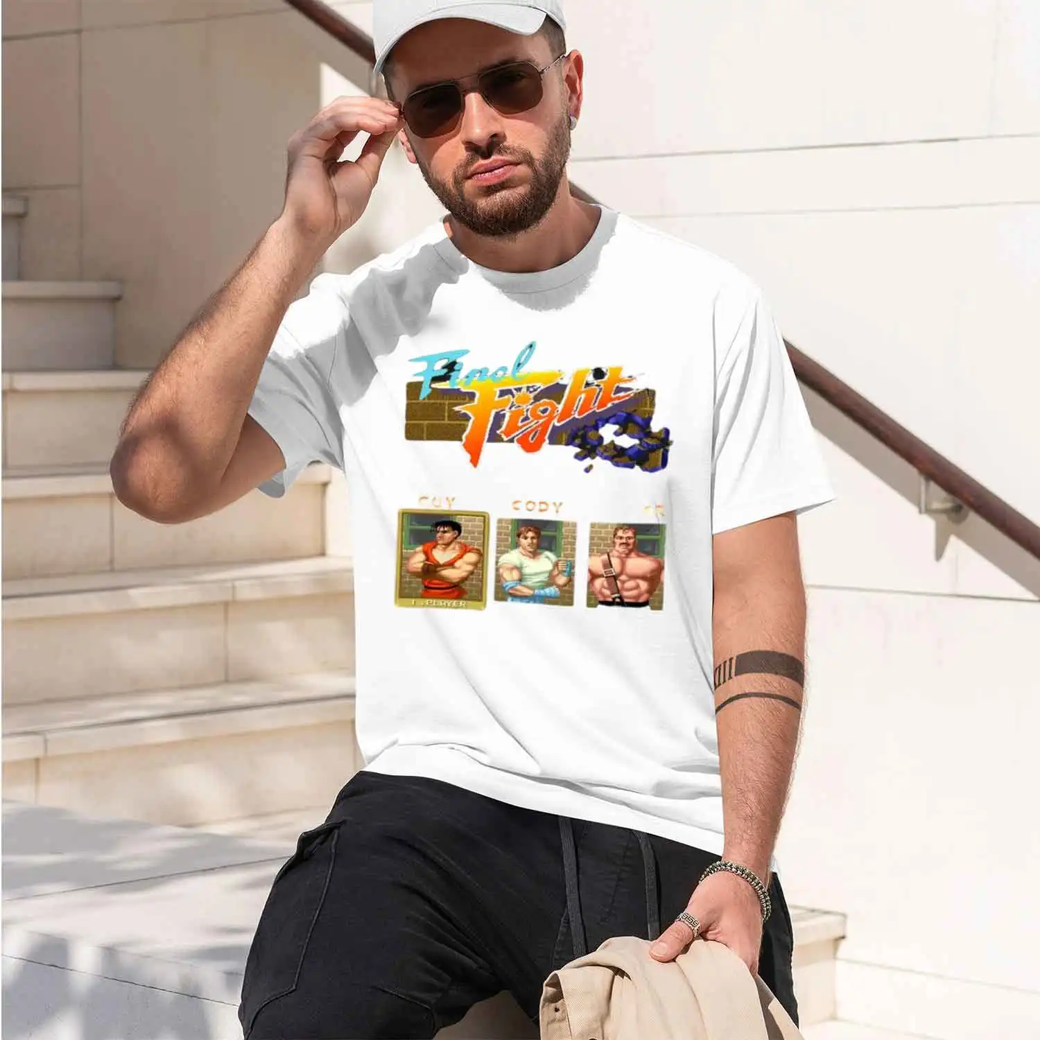 Final Fight Select T-Shirt custom t-shirts Clothing fashion shirts anime tshirt t shirts men 2026 New Model Short-sleeve crewnec