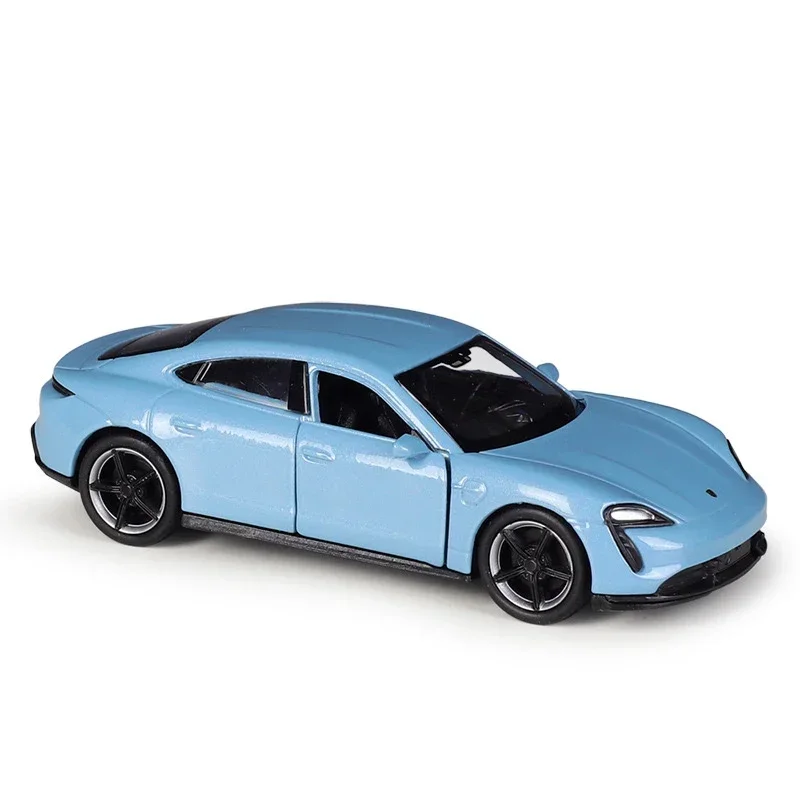 WELLY 1:36 Porsche Taycan Turbo S Simulation Alloy Car Model  - Suitable for Children's Toys and Collections