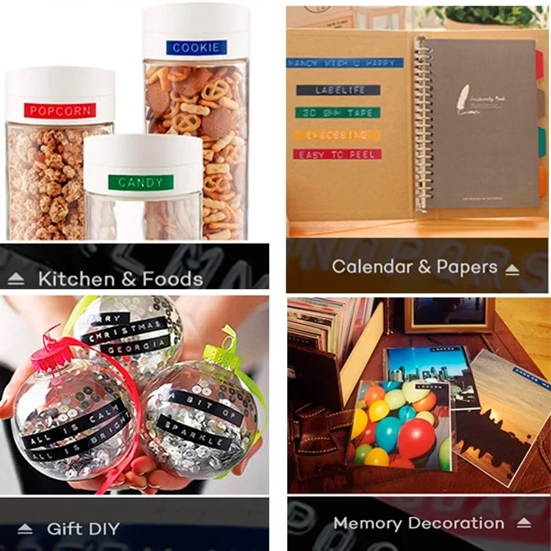 3D DIY Manual label maker 9mm for DYMO 1880 embossing plastic PVC label Manual label printer typewritter