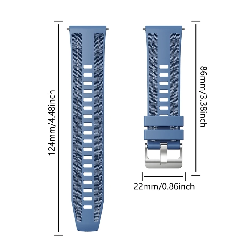 Replacement Band Belt Quick Release Silicone Wriststrap Breathable Bracelet N2UB