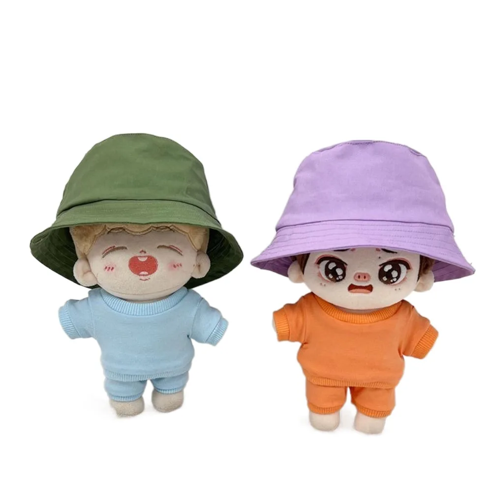 

10cm 20cm Cotton Dolls Color Fisherman Hat Cute Same Style As Celebrities Miniature Bucket Hat Lovely Mini Mini Panama Hat