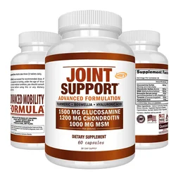 60 capsules containing glucosamine chondroitinand turmerictosupport joint health, activity,and high cartilage absorption formula