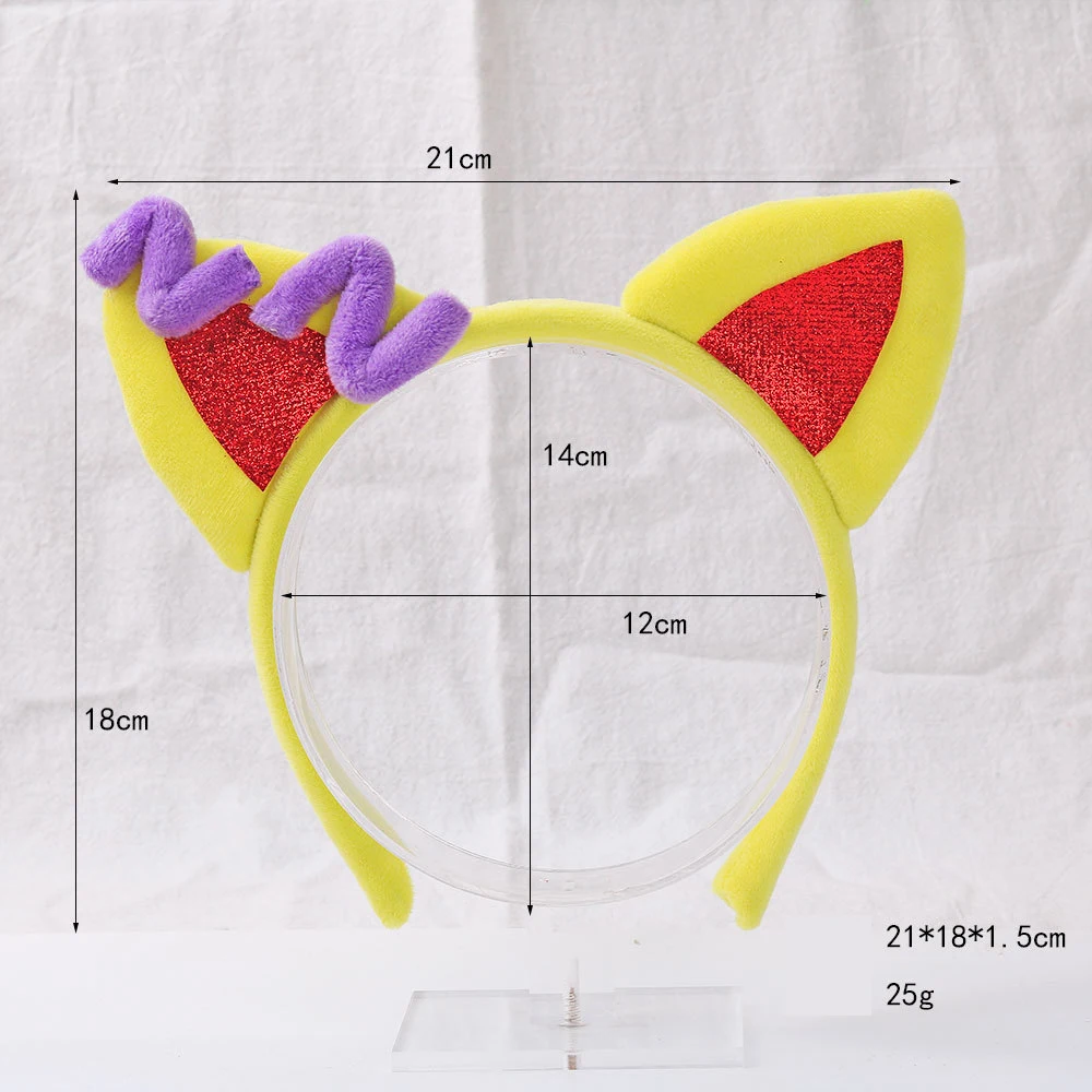 Plush Fox Cat Ears Headband para adultos e crianças, Hairband, Hair Hoops, presente de aniversário, casamento, fantasia, Natal, Halloween, bonito, 1pc