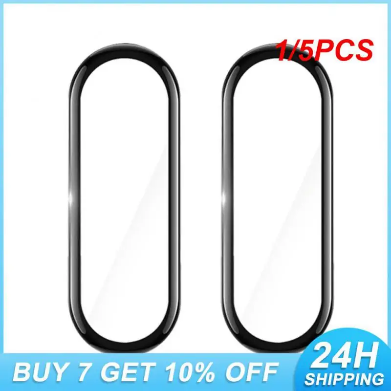 1/5PCS 3d Full Screen Protector High Definition Protective Film Anti Fingerprint Protective Film For Miui Bracelet 8