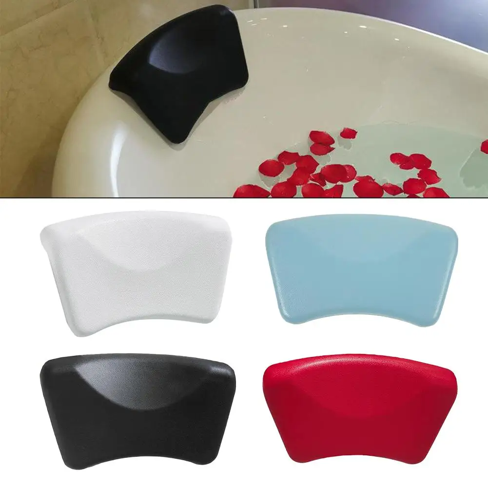 

Ergonomic Waterproof Bathtub Pillow With Non-Slip Suction Cups Comfortable Support Bathtub Pillow For Household Bathroom Tub