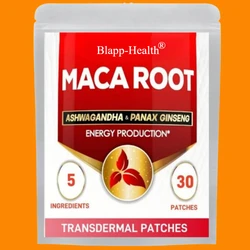 30 Patches Maca Root Transdermal Patches With Ashwagandha Root, Panax Ginseng Support Energy Performance
