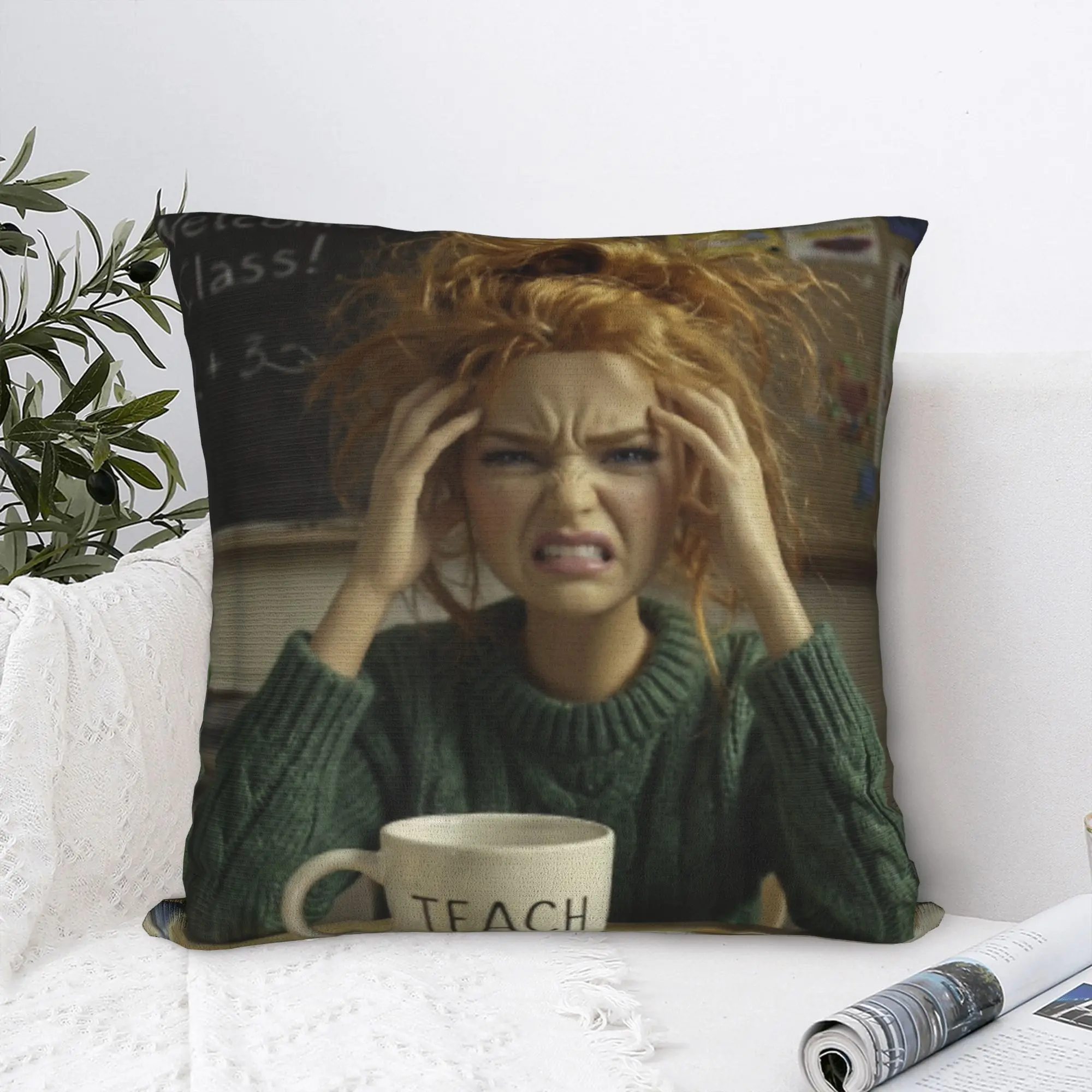 Made It to May Teacher Girls Meme Last Day of School Pillow Case  Design Pillow Cover Fashion Cover For Chair Sofa Home Decor