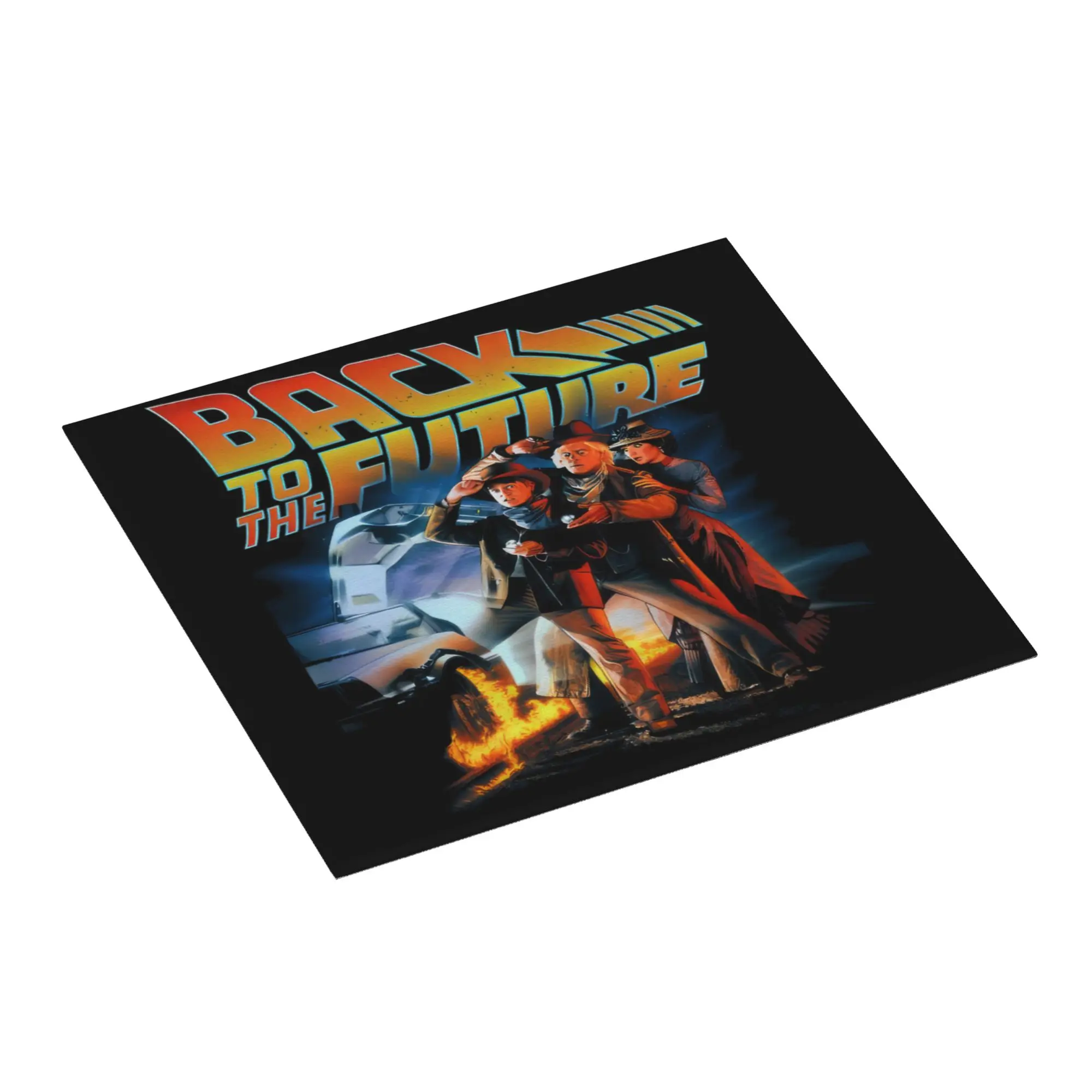 Movies Race Cars Back To The Future Non‑Slip Waterproof Absorbent Barware Tableware Oil Proof Reusable Drying Mat For Kitchen