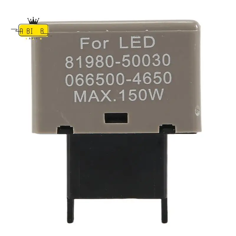 ABIB -Car Accessories 8-Pin Electronic Flasher Relay For Toyota Lexus LED Bulb 81980-50030 066500-4650