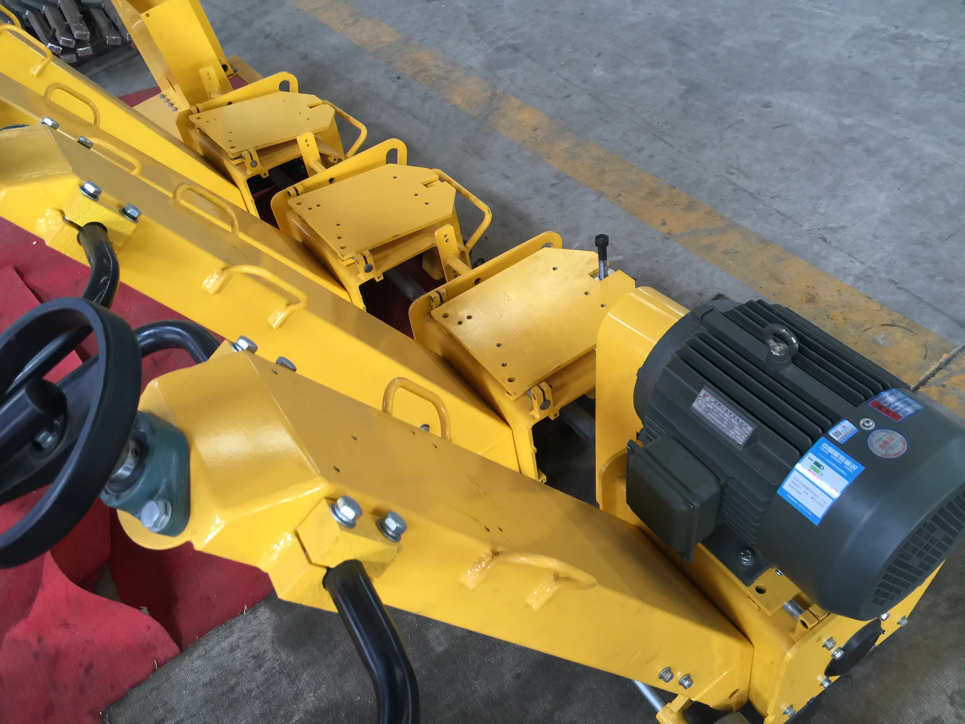 Concrete Asphalt High Efficiency 7.5kW 380V Engine Motor CoreNew QK Electric Floor Grooving Scarifier Milling Machine for Road