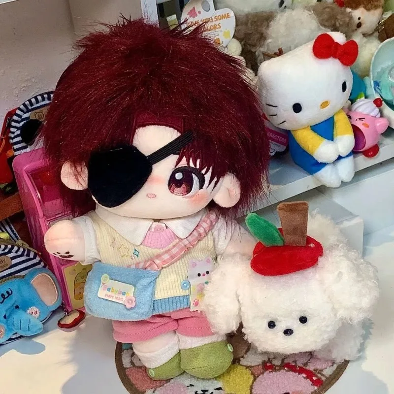 Anime WIND BREAKER Cosplay 20cm Hayato Suoi Plush Soft Adorable Embroidery Doll Toy with Blindfold Plush Collect Gift