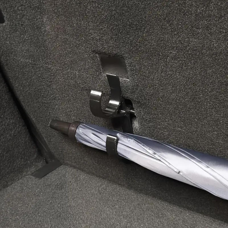 

Car Trunk Umbrella Hook Heavy Duty Adhesive Holder for SUV Sedan Universal Auto Backseat Storage Organizer for Grocery Bag