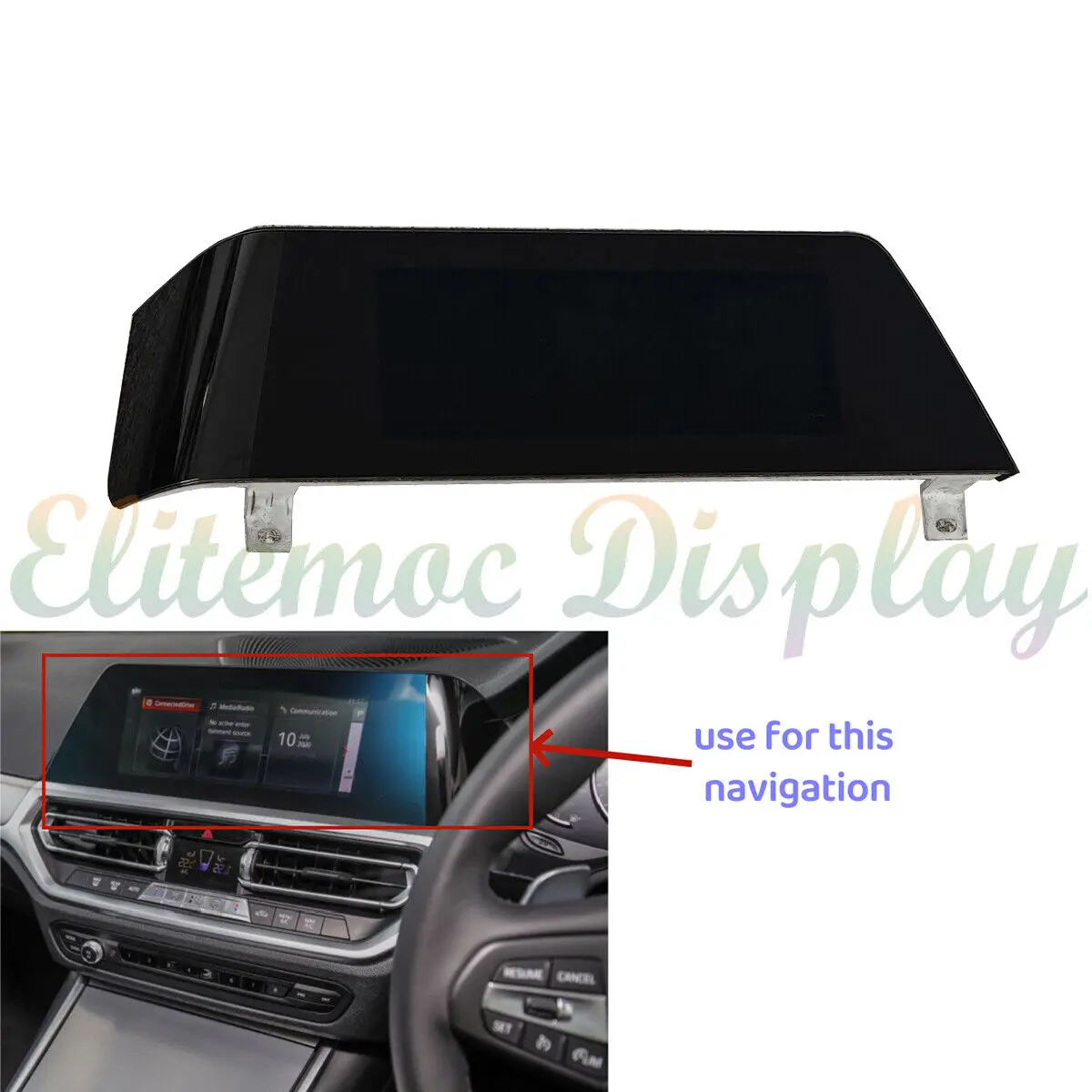 LCD Display Assembly for BMW 3 Series G20/G21/G28 2018-2024 Navigation Screen Replacement