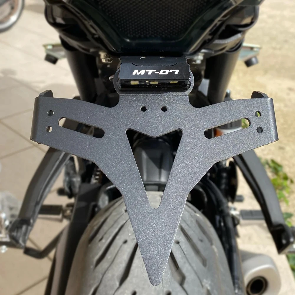 License Plate Holder Bracket MT-07 FZ-07 Rear Tail Tidy Fender Eliminator Kit For Yamaha MT07 FZ07 MT 07 FZ 07 2013-2025 2024