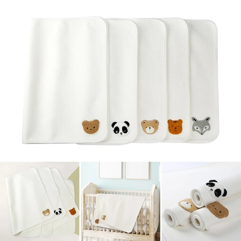 Cartoon Baby Changing Pad Cotton Waterproof Diaper Changer for Newborns 70x50cm Play Mat Mattress Portable Diaper Mat