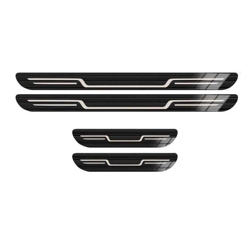 Car Accessories Door Sill Plates FOR ROEWE RX5 / I5 / I6 / RX8 / RX3 / ei5 / ei6 / 350 Front Rear Threshold Trim Stainless Steel