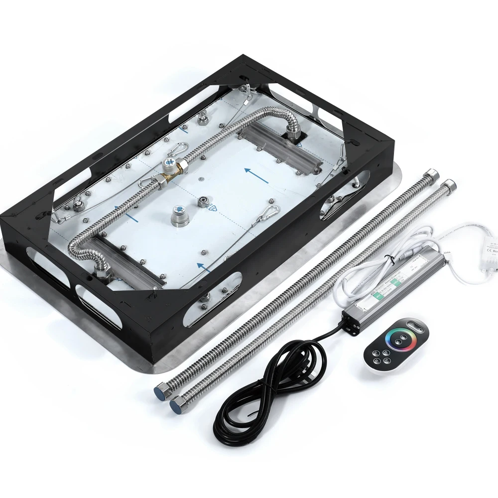 M Boenn คู่รักอาบน้ําประสบการณ์ชุดห้องน้ําก๊อกน้ําเพดาน 22.8x14.9 นิ้ว Rain Shower HEAD Thermostatic Mixer