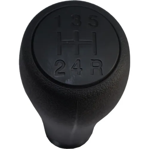 GEAR SHIFT KNOB FIAT FIORINO PEUGEOT BIPPER CITROEN NEMO BLACK COLOR FOR  5 -SPEED  OEM : 2403.FS ,  55344399-   (2007-2017 )