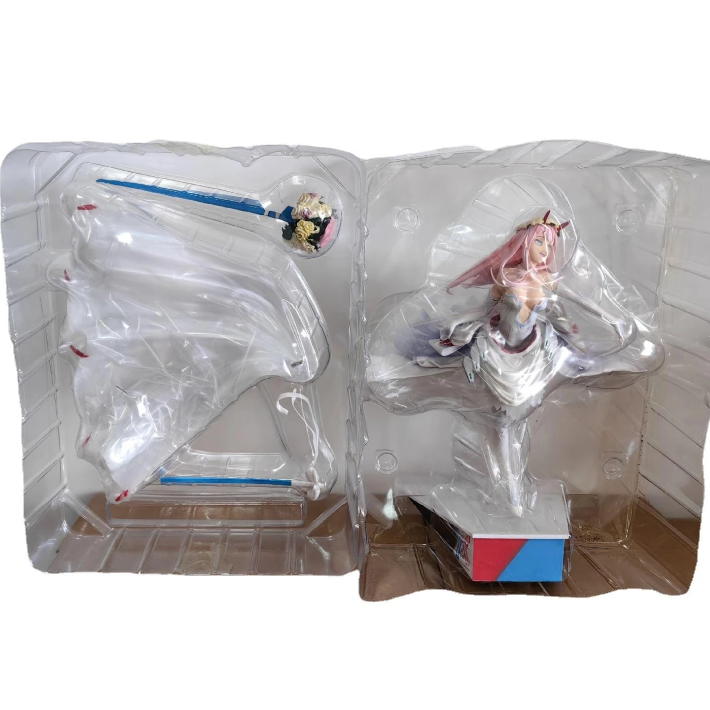 28 سنتيمتر جديد أنيمي حبيبي في فرانكس صفر اثنين فستان الزفاف kawaii أرقام Q نسخة بولي كلوريد الفينيل لعبة نموذج دمى اللعب