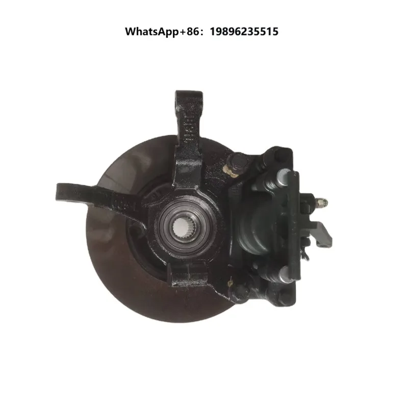 Car Vehicle Rear Disc Brake Assembly the Brake Caliper with the Parking Brake Lever and Knuckle