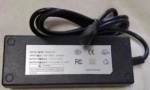 Power Adapter PN: P09823-06 5pin, 15VCC-12VCC, New Compatible