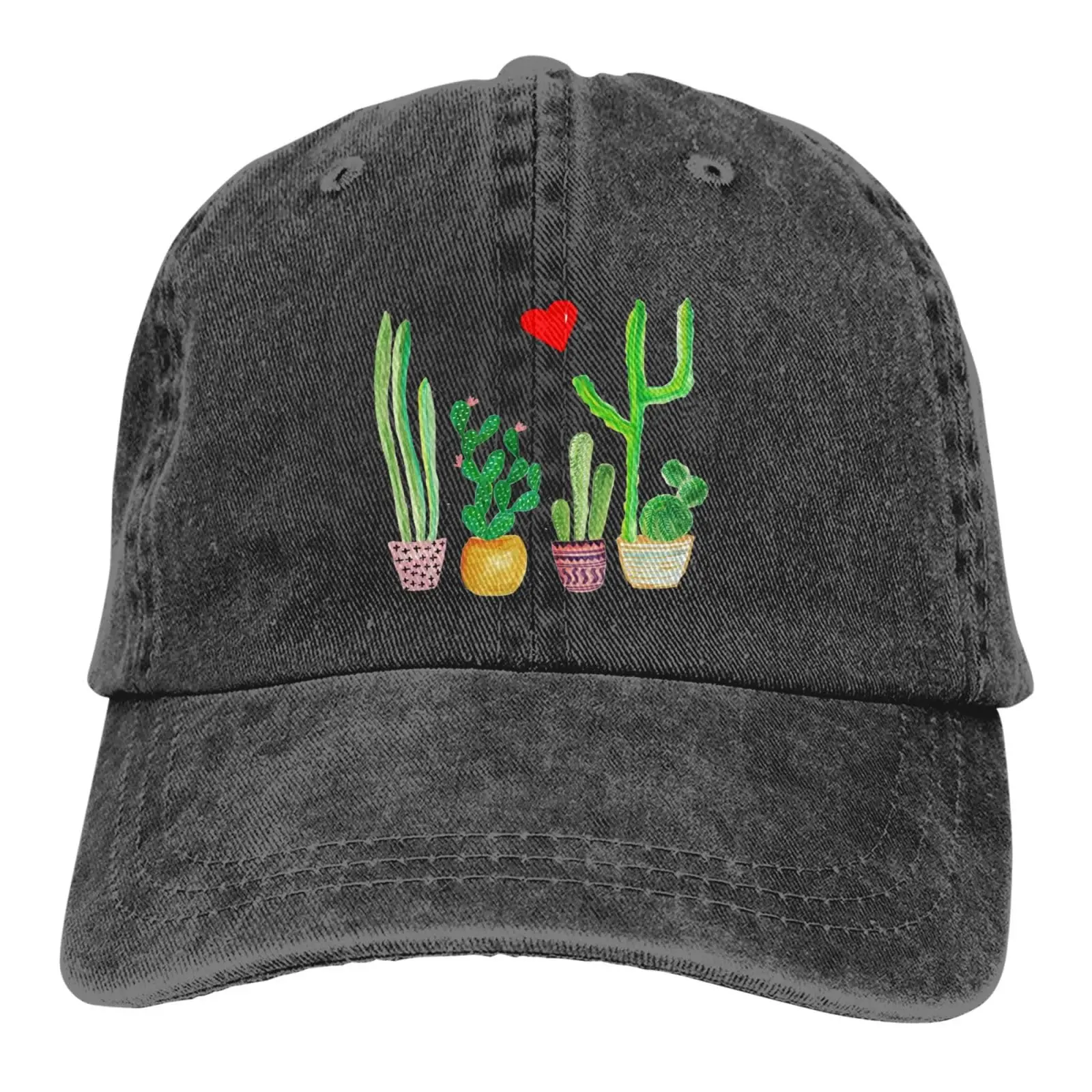 

Cactus Plants Vintage Baseball Cap for Men Women Denim Hat Washed Cotton Fashion Cap Unisex Adjustable Sports Outdoor