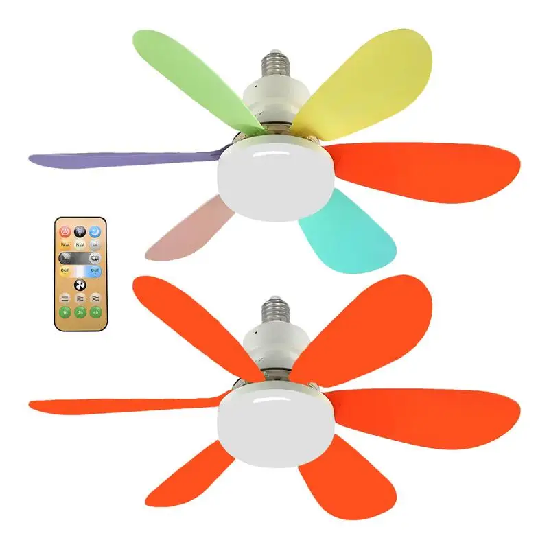 

Ceiling Fans With Remote Dimmable Screw In Ceiling Fan Light For E27 Base Socket Fan Light Ceiling Fans With Lights And Remote