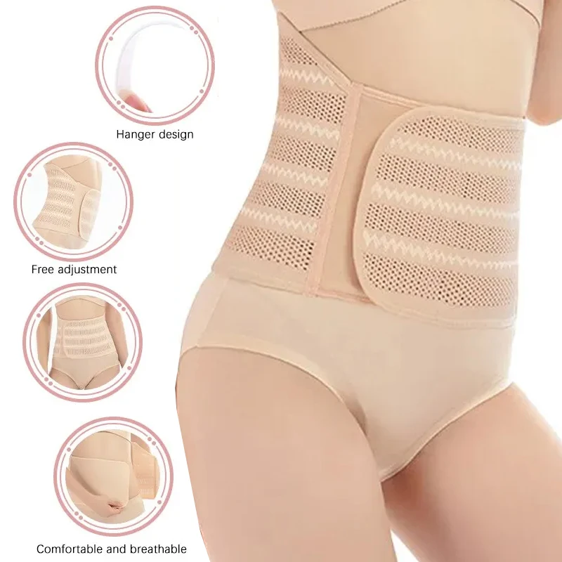 Women Waist Trainer Trainer Control Panties Body Shaper Belt Slimming Sheath Belly Shaper High Waisted Shapewear Solid Female Li