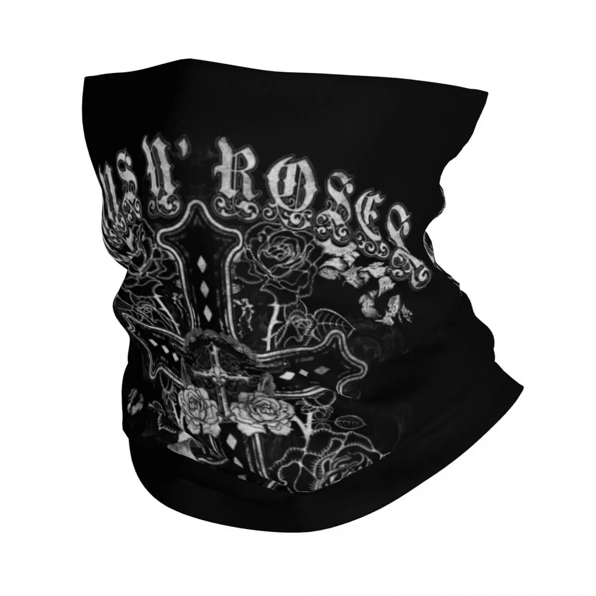 

Guns N Roses Rock Band Bandana Neck Gaiter Printed Balaclavas Magic Scarf Multifunctional Headband Fishing for Men Women Adult