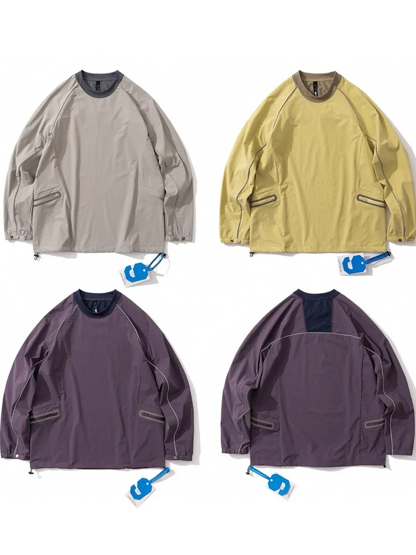 

Loose ex round Ne Long Sve Sweatirt Outdoor Color Blo Design Spring Faion Brand Casual Youth Sle All Seasons