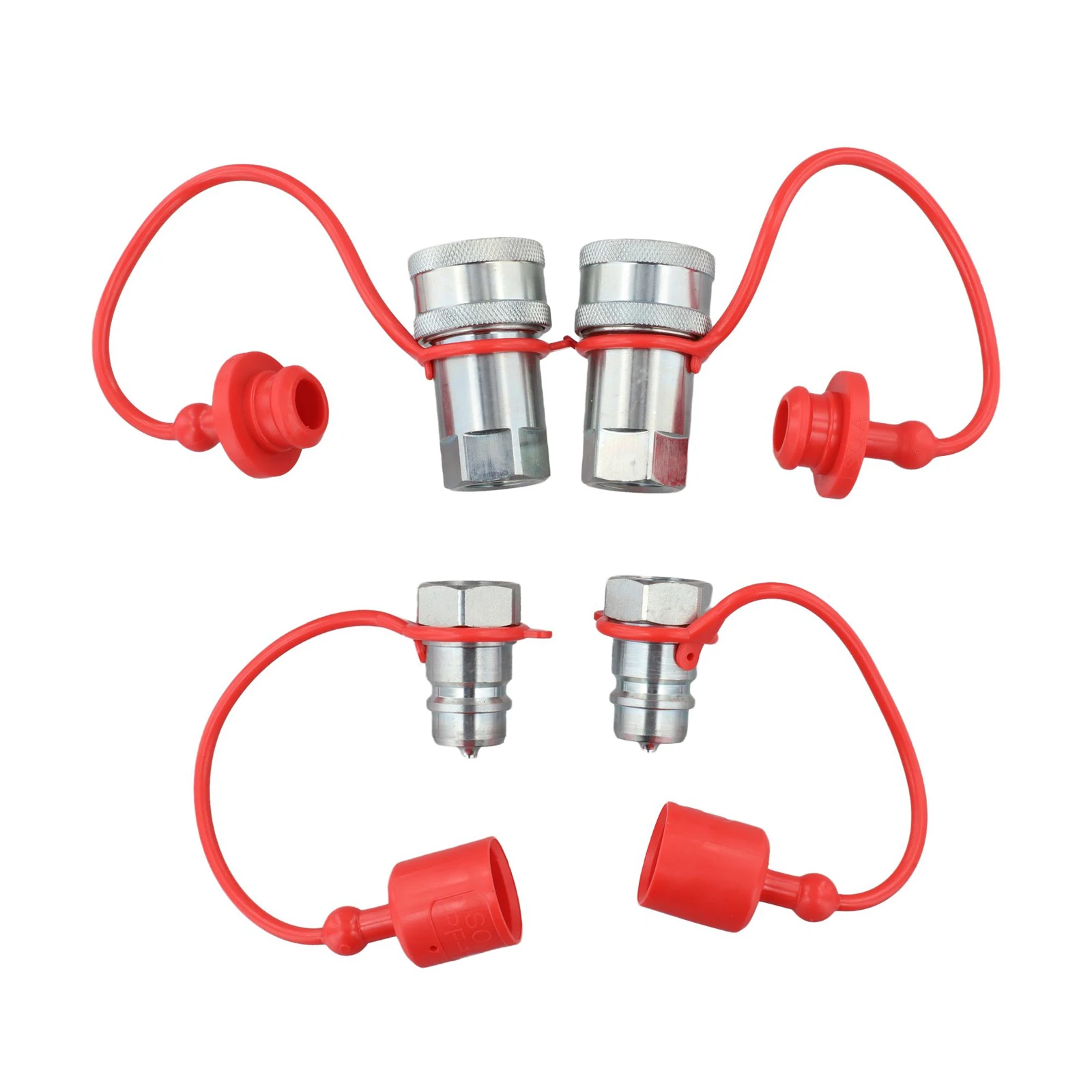 Hydraulic Quick Connect Coupler Fittings ISO7241A NPT1/2'' NPT1/4'' NPT3/8'' for Maximum Safety and Efficiency