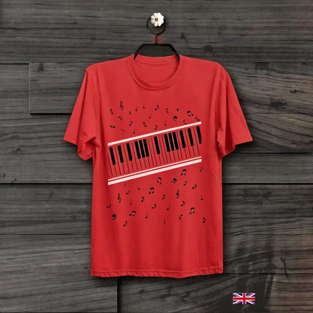 Men T Shirt Women Tee Boys Girls Top Adults Children Parent Child Cotton kid Tshirts Michael Jackson Beat It Piano MTV Videos image 5