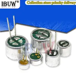 10PCS 4.5*2.2mm 6*2.2mm 6*5mm 9*7mm electret microphone condenser Pickup microphone 52DB 56DB 2PIN ibuw
