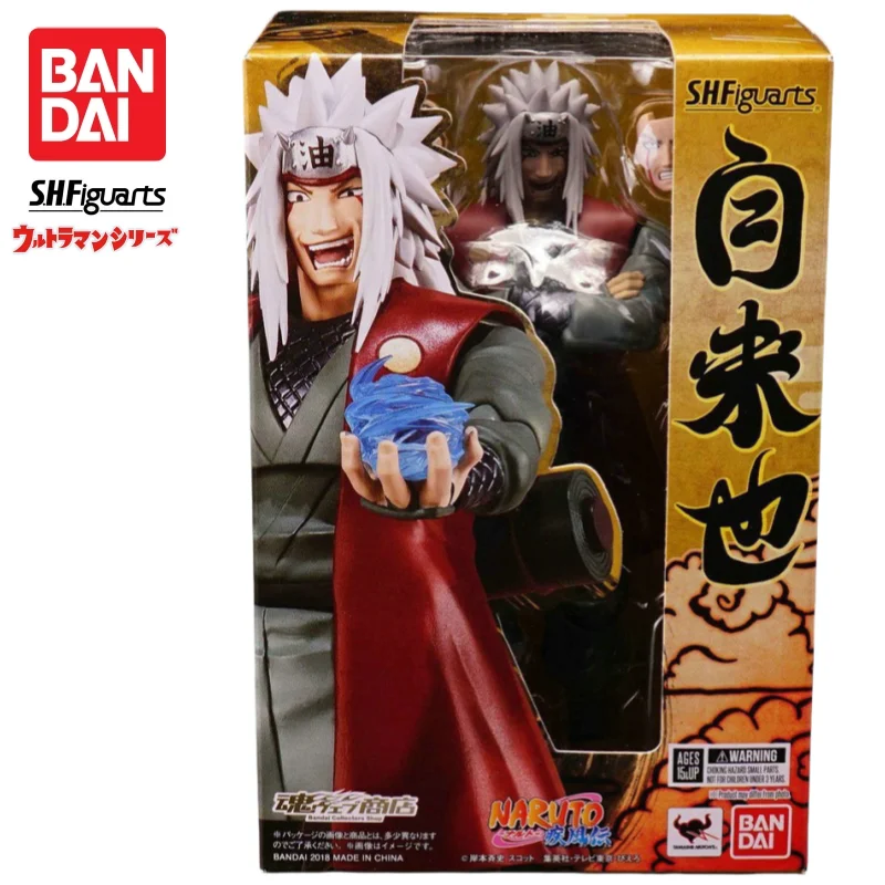 

В наличии Bandai S H Figuarts, оригинальная модель куклы Наруто Джирайя, новая фигурка в штучной упаковке, аниме-фигурка
