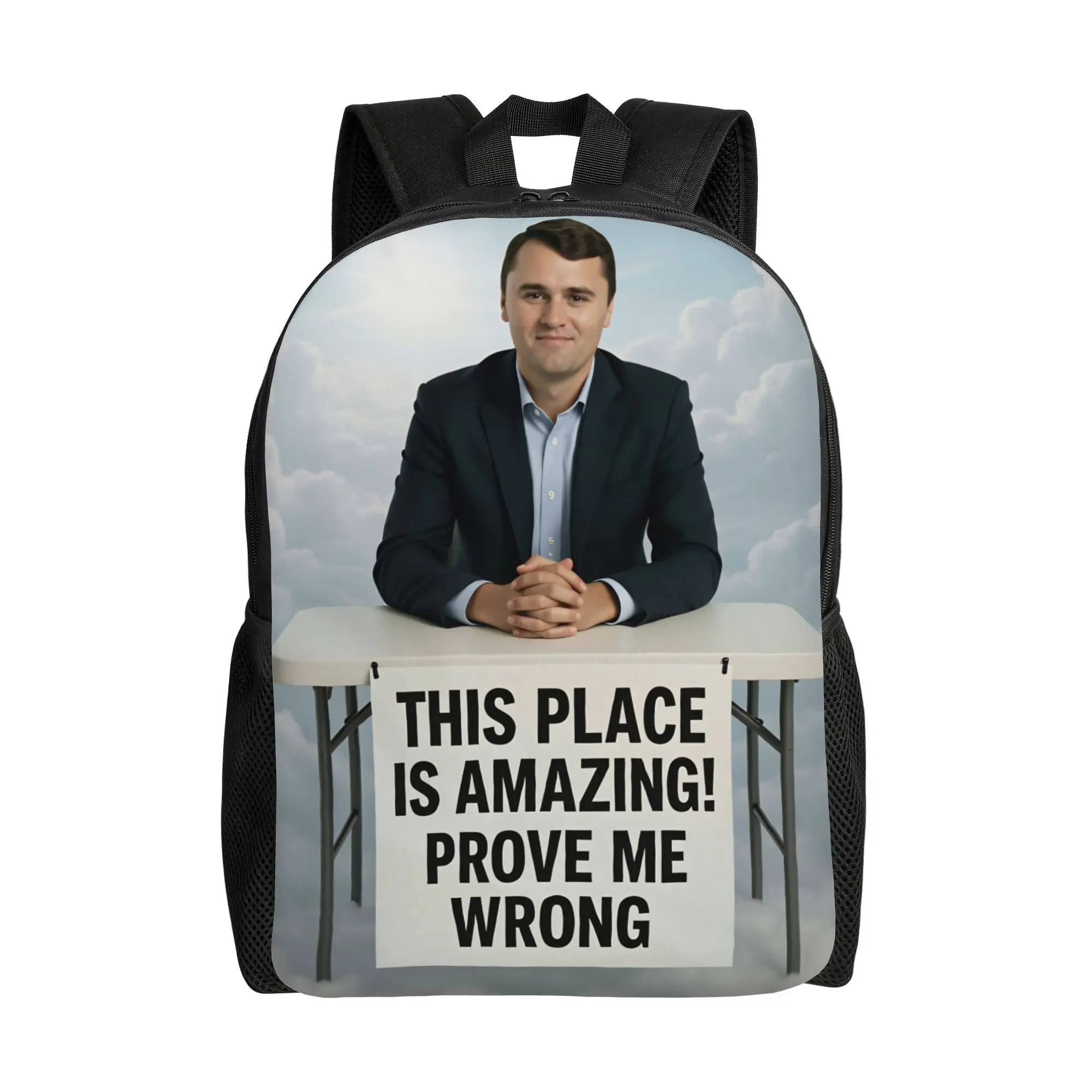 Rest in Peace Charlie Kirk Legends Backpack Men  Big Backpacks Polyester Streetwear School Bags Sport Custom Rucksack