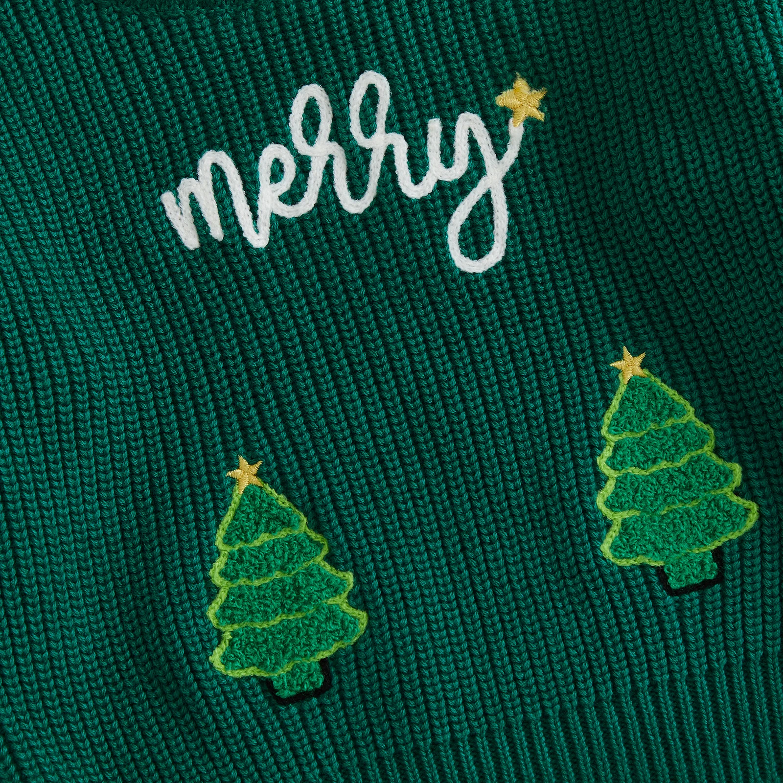 سترات عيد الميلاد للأطفال الصغار بأكمام طويلة ورقبة دائرية ومطرزة بحروف شجرة، بلوفر علوي للأطفال الصغار