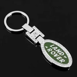 For Land Rover Discovery 3 4 Velar Vogue Freelander 1 2 SVR Evoque Car styling 3D Metal Key Rings Keychain Decoration Accessorie