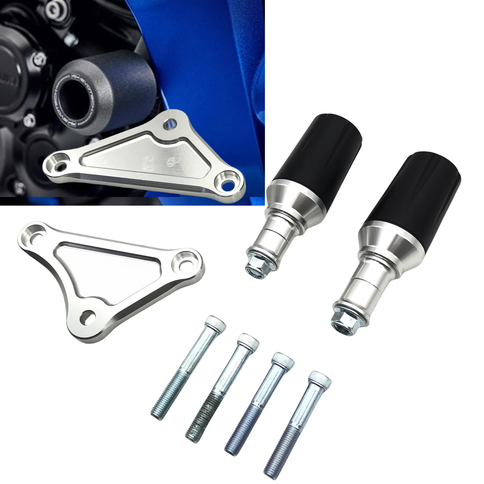 ​Motorbike Frame Sliders Crash Falling Protector For SUZUKI GSX-S1000 2022 GSX-S1000F GSX-S1000GT KATANA 2019-2022 view 2