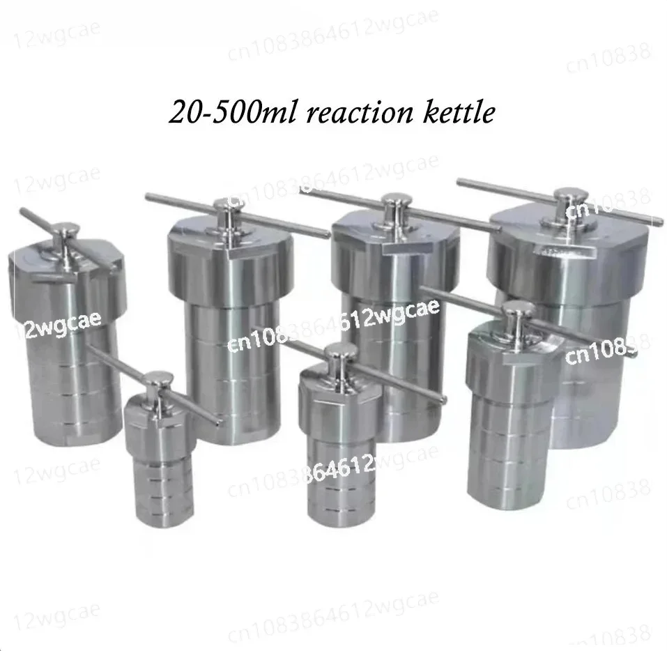 Stainless Steel Hydrothermal Autoclave Reactor Chamber Synthesis 5/10/15/20/25/50/100/150/200/250/300/500ml PTFE 220 Centigrade