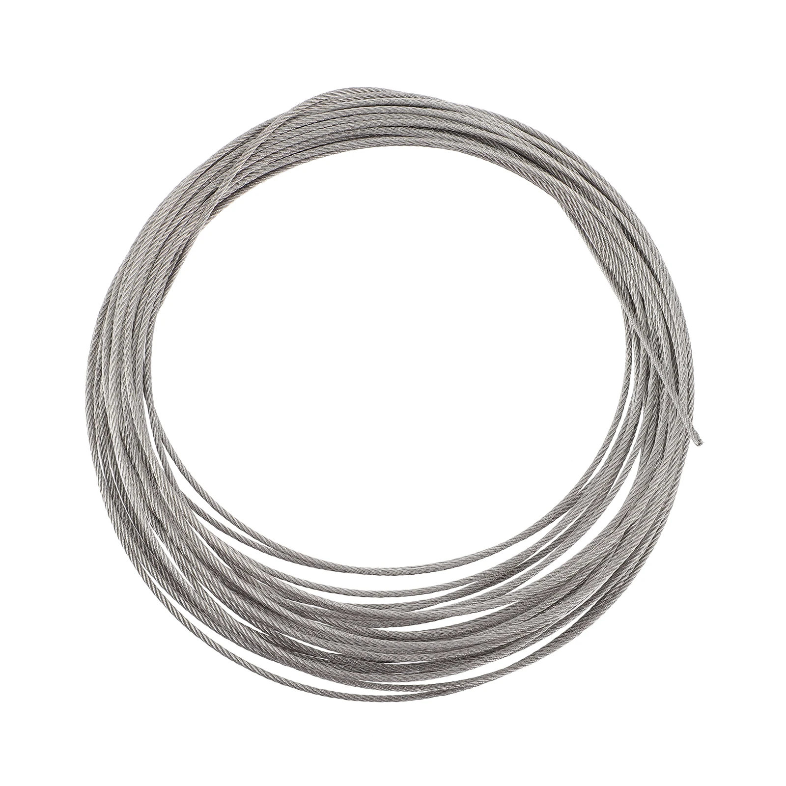 

Stainless Steel Wire Rope 10M 15mm Clothesline Cable Railing Rust Proof Outdoor Deck Fence Strapping Projects Hardware