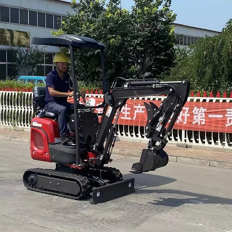 

YG 1Ton Mini Excavator Crawler Tractor Compact Digger Machine Wholesale Sale