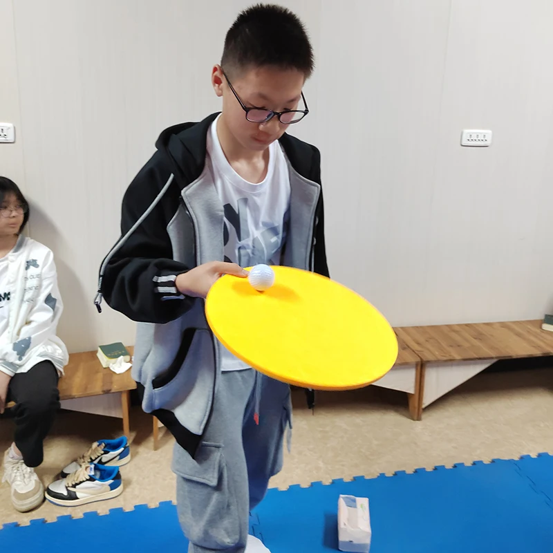 Equilíbrio Transporte Bola Relé Corrida Jogos ao ar livre Crianças Adultos Team Building Criança Brinquedos sensoriais Família Diversão Partido Suprimentos Props