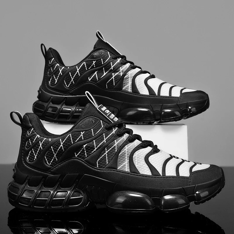 أحذية الأب، أحذية رياضية صيفية جديدة للرجال قابلة للتنفس، أحذية جري كاجوال وعصرية ومتعددة الاستخدامات بنعل ناعم