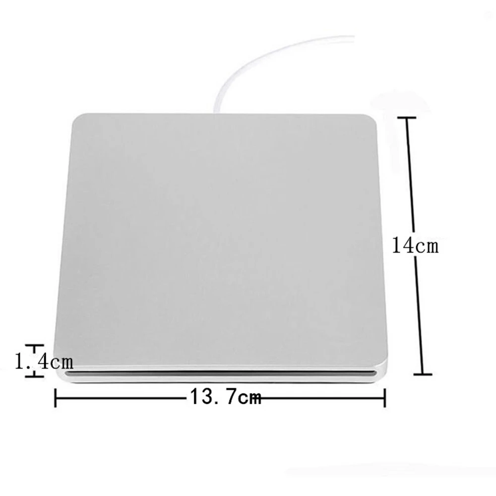External DVD Drive USB 2.0 Portable CD DVD +/-RW Drive DVD Burner for Laptop Mac Macbook Pro Air Windows 7/8/10 Pink