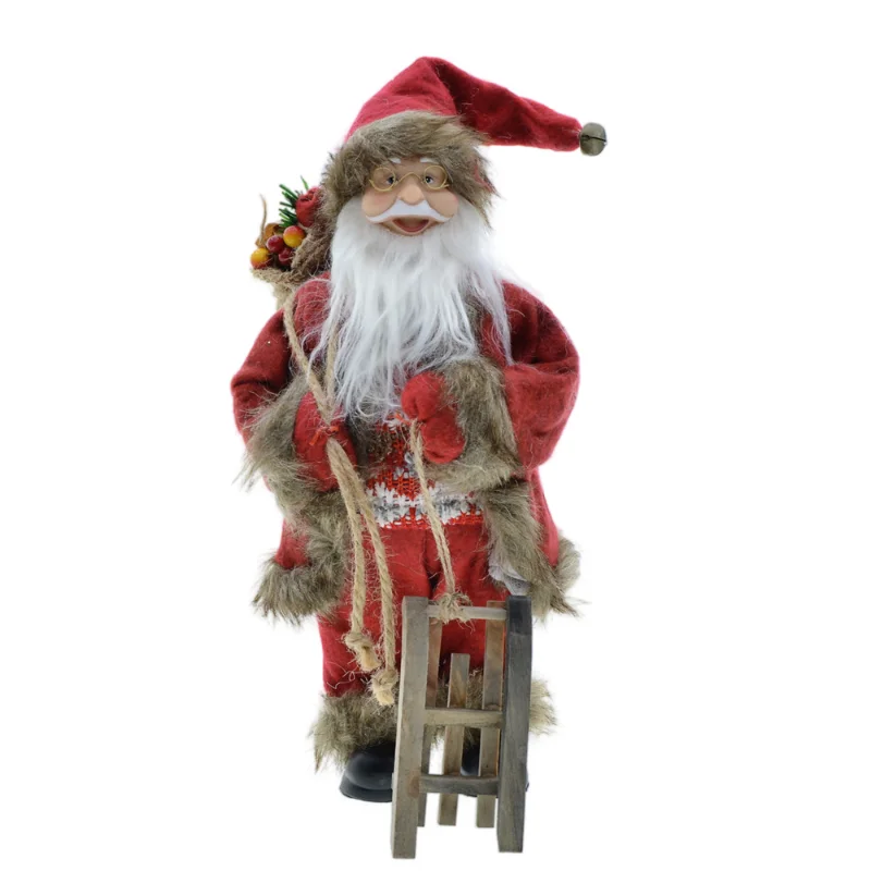 

30cm Santa Claus Figurine Statue For Home ROOM decoration, Decorative Santa Claus Doll