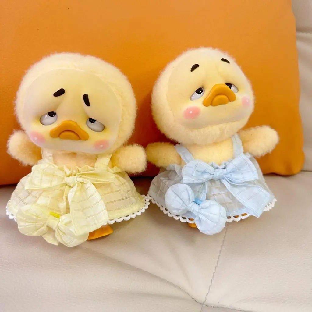 

For 15CM Upset duck Doll Skirt Puffs Suspender Skirt Small Yellow Duck Clothes